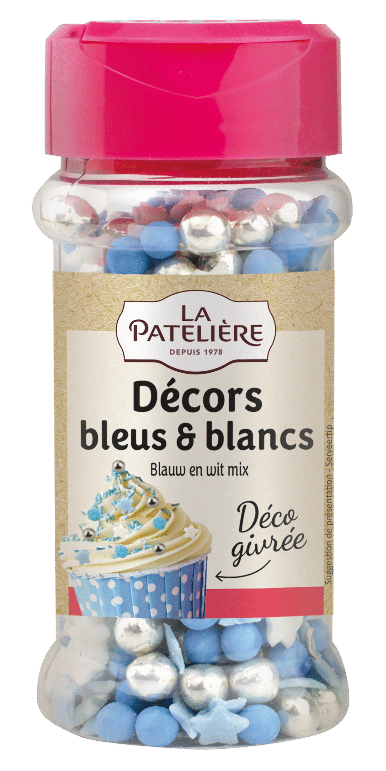 La Patelière Décors et bougies mélange décors bleus blancs