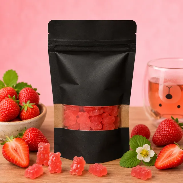 La fée de la gourmandise Oursons Infusion thé fraise à infuser