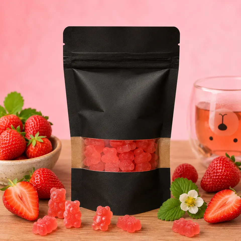 La fée de la gourmandise Oursons Infusion thé fraise à infuser