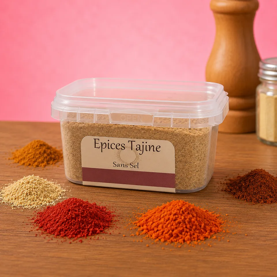 La fée de la gourmandise Épice Tajine mélange sans sel 100 g