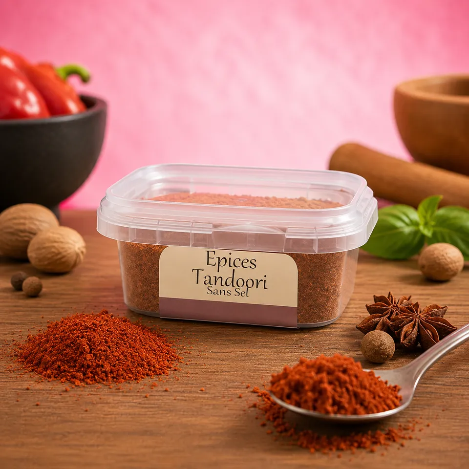 La fée de la gourmandise Sels aromatisés épices Tandoori 100G sans sel