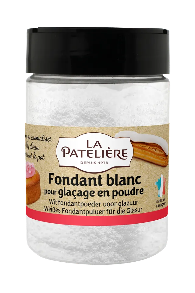 La Patelière Sucres et levures fondant blanc poudre glaçage