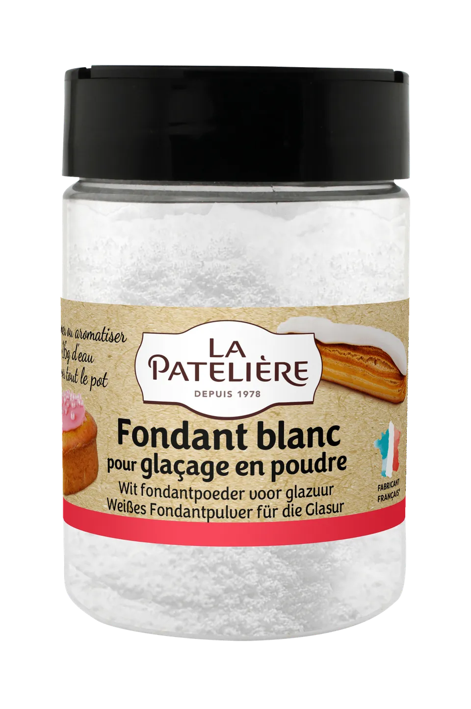 La Patelière Fondant blanc pour glaçage en poudre glaçage