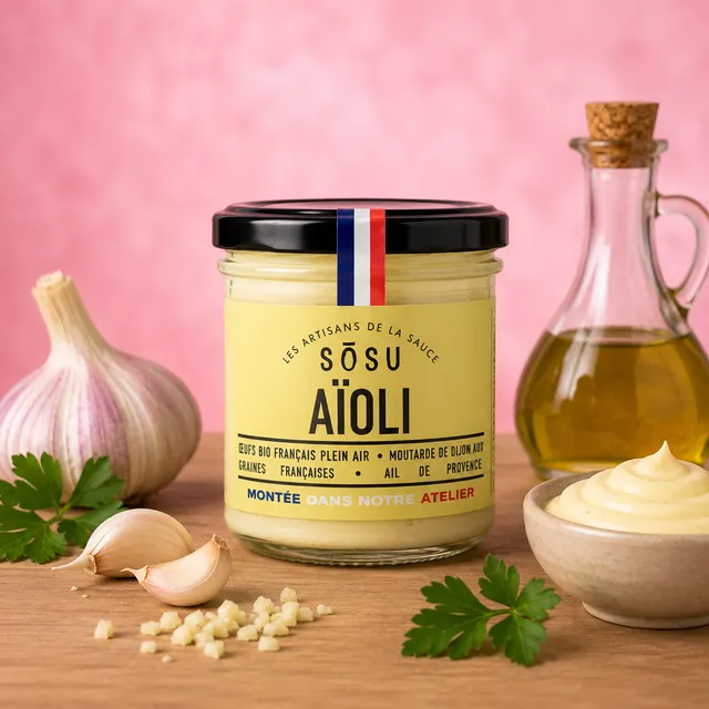 La fée de la gourmandise Aïoli sauce froide ail 130 g
