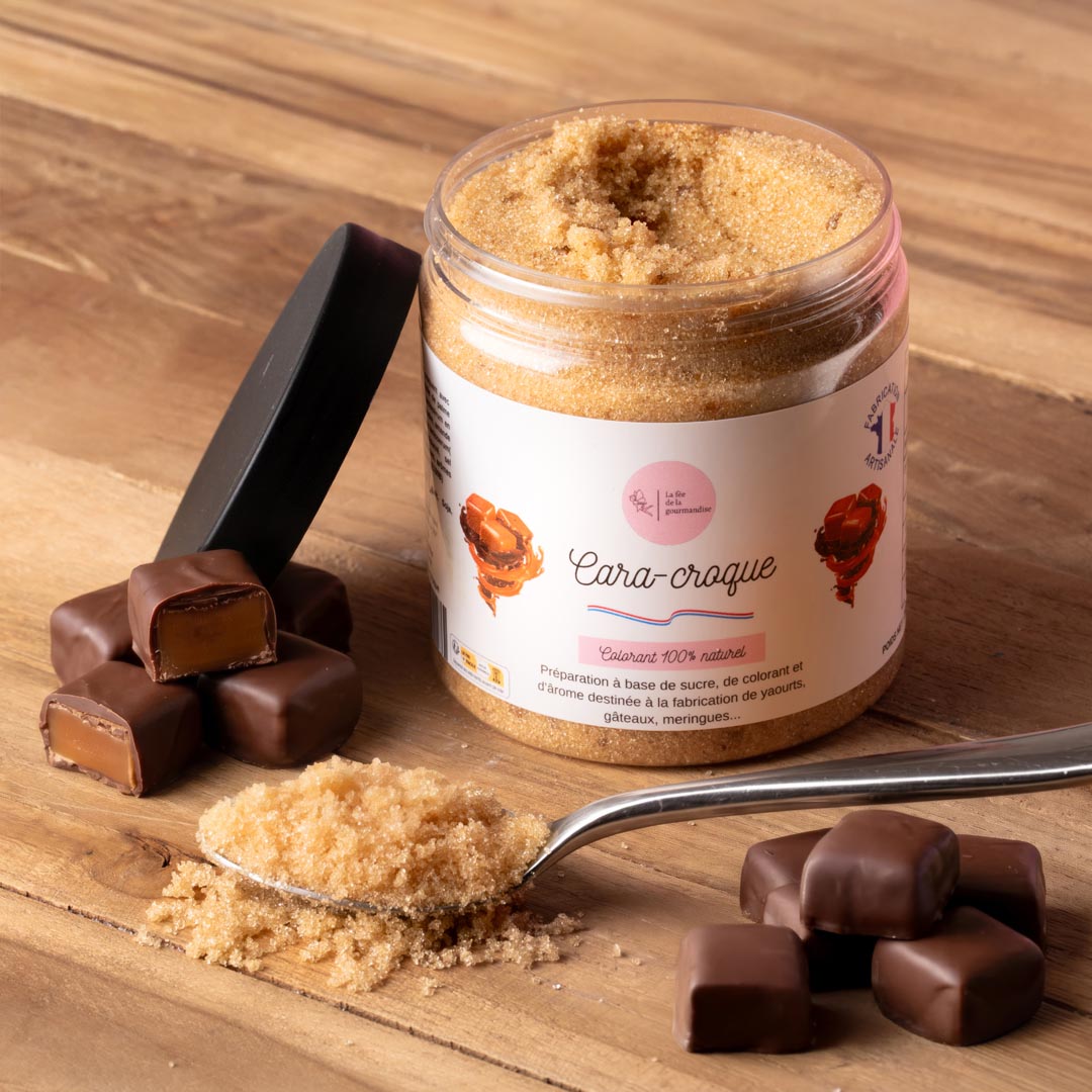La fée de la gourmandise Sucres aromatisés Cara-croque sucre caramel Baby 50G