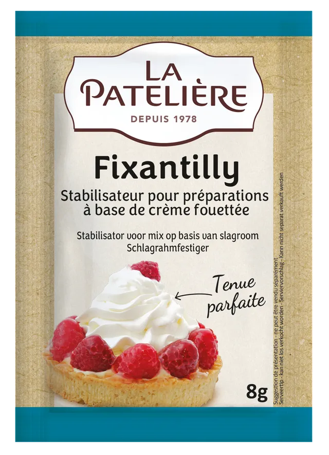 La Patelière Secrets de pâtissiers Fixantilly fixateur chantilly