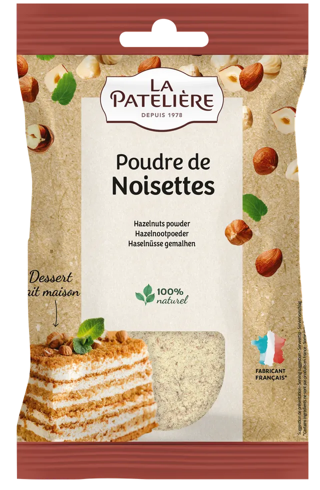 La Patelière Fruits secs Noisettes en poudre pour pâtisserie