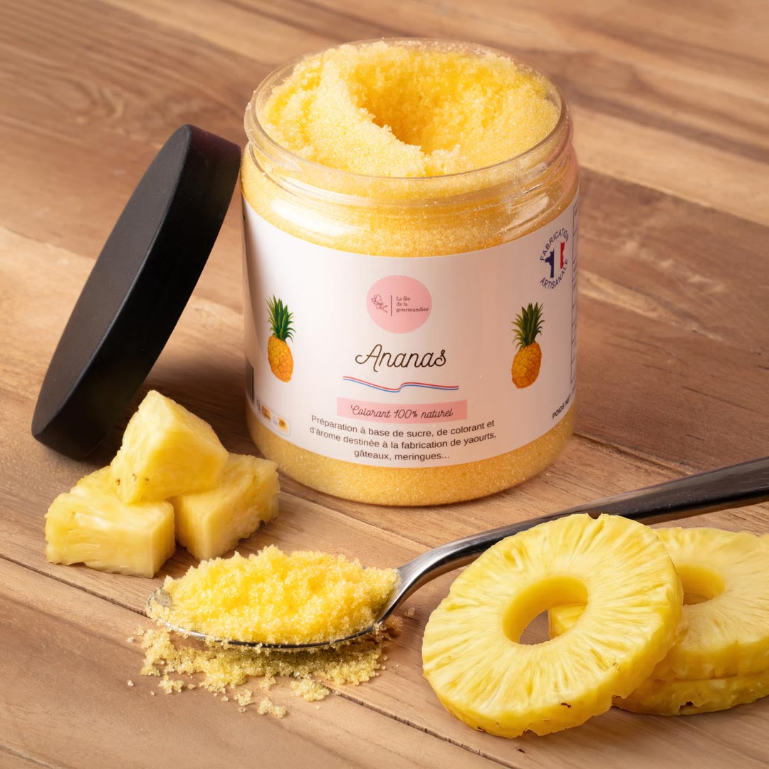 La fée de la gourmandise sucre ananas aromatisé baby pot 50 g