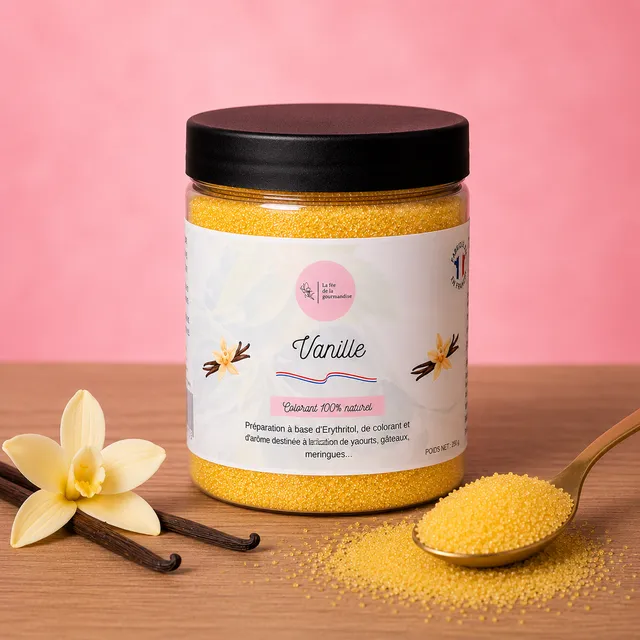 La fée de la gourmandise Érythritol Vanille 250G 0 calorie