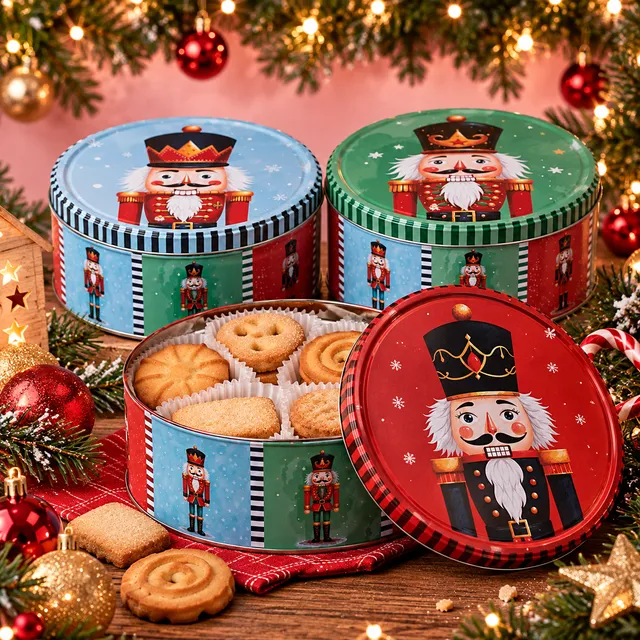La fée de la gourmandise Coffret Boîte métal Casse-Noisettes aléatoire
