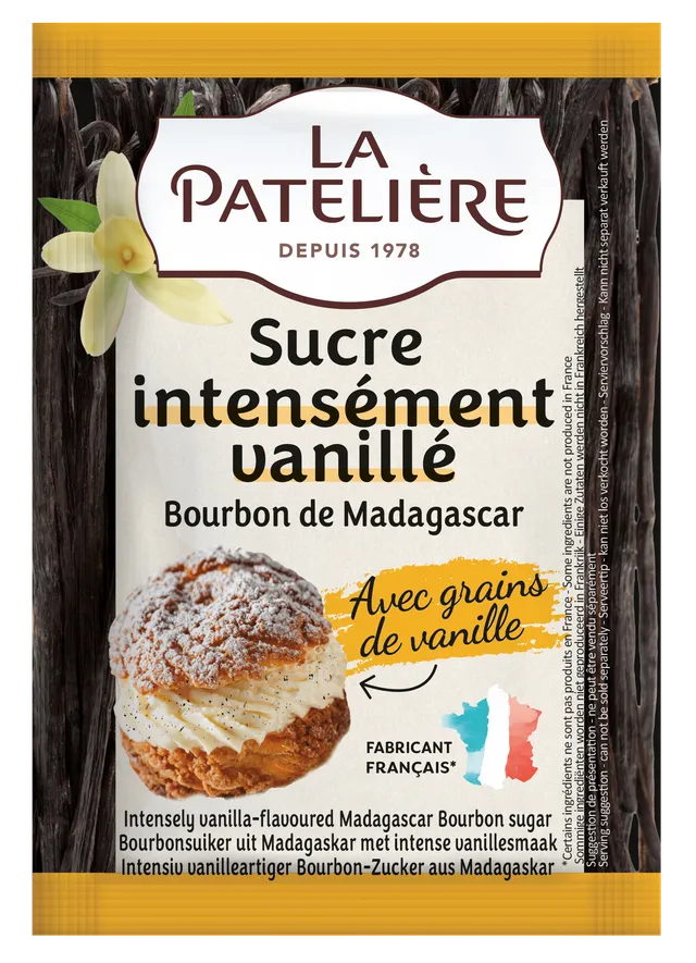 La Patelière Sucre intensément vanillé sucre vanillé vanille intense
