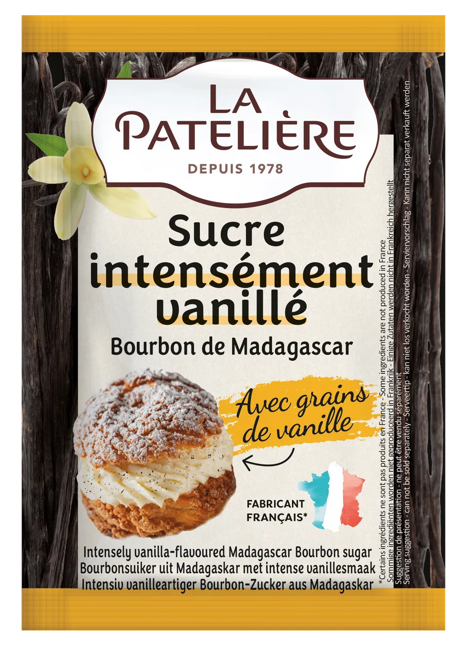 La Patelière Sucre intensément vanillé sucre vanillé vanille intense
