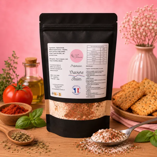 La fée de la gourmandise crackers italien gamme salée