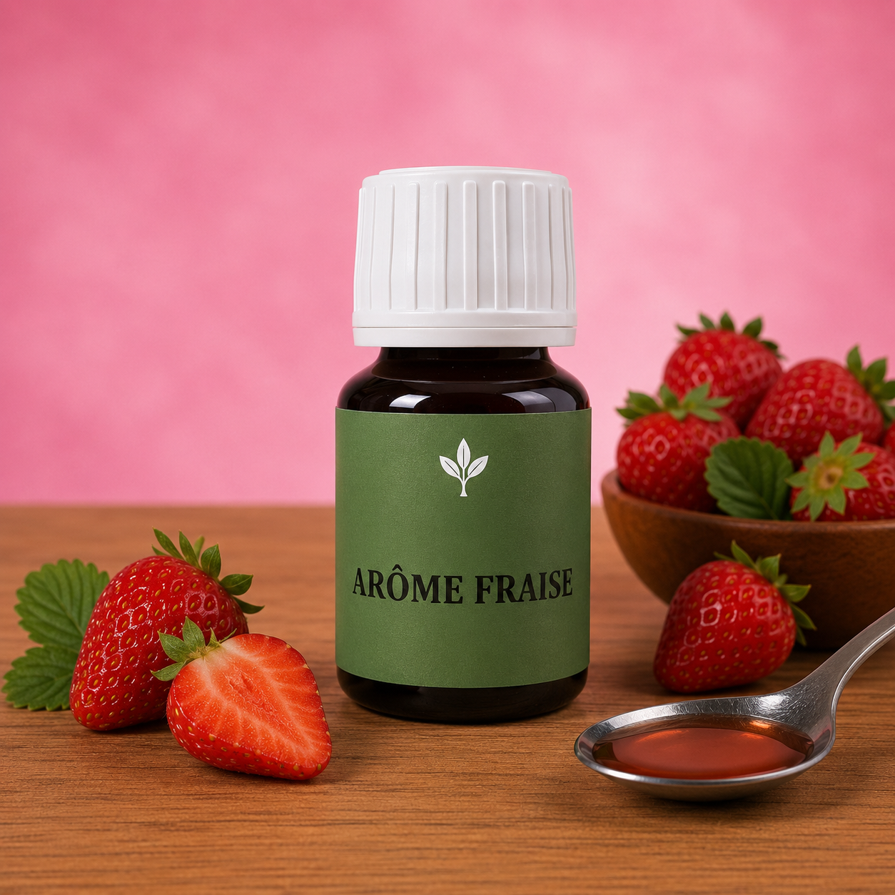 La fée de la gourmandise arôme naturel fraise flacon 58ml