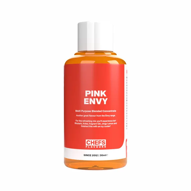 Chefs Flavours Pink With Envy concentré aromatique 30 ml rhubarbe