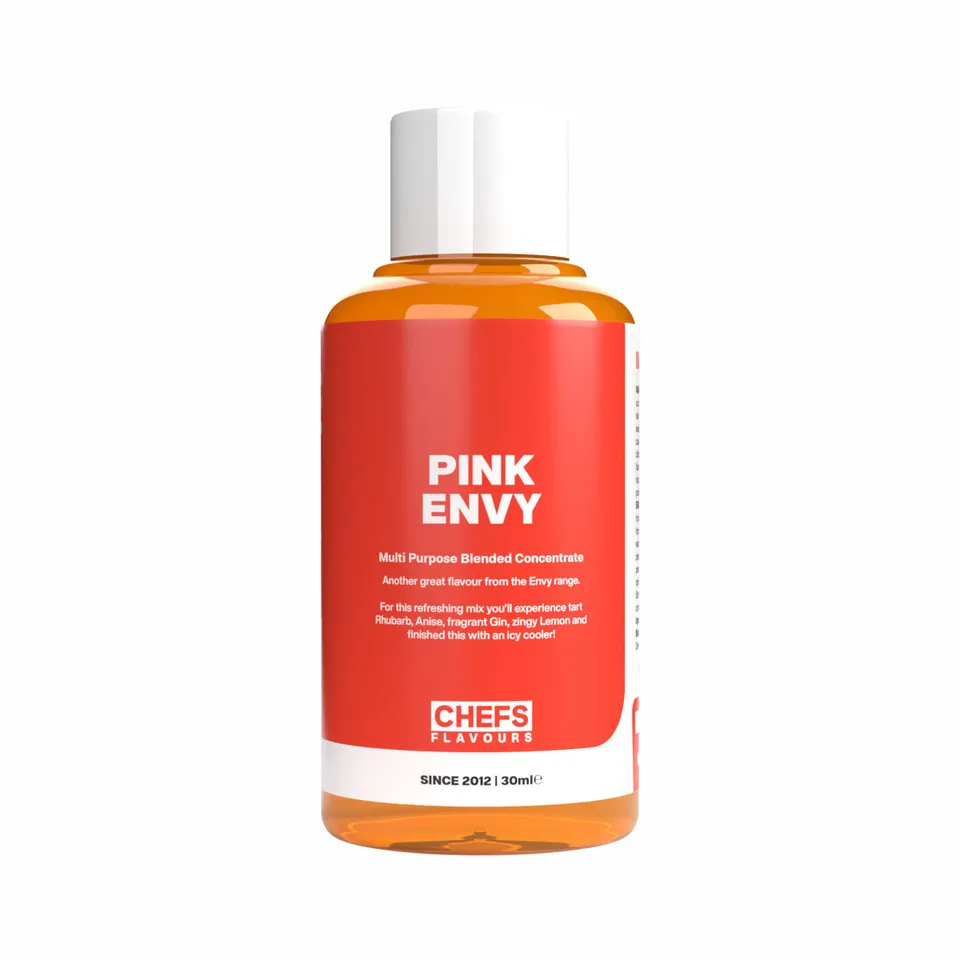 Chefs Flavours Pink With Envy concentré aromatique 30 ml rhubarbe