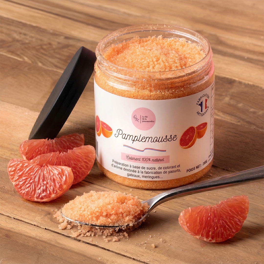 La fée de la gourmandise Pamplemousse sucre aromatisé 250g