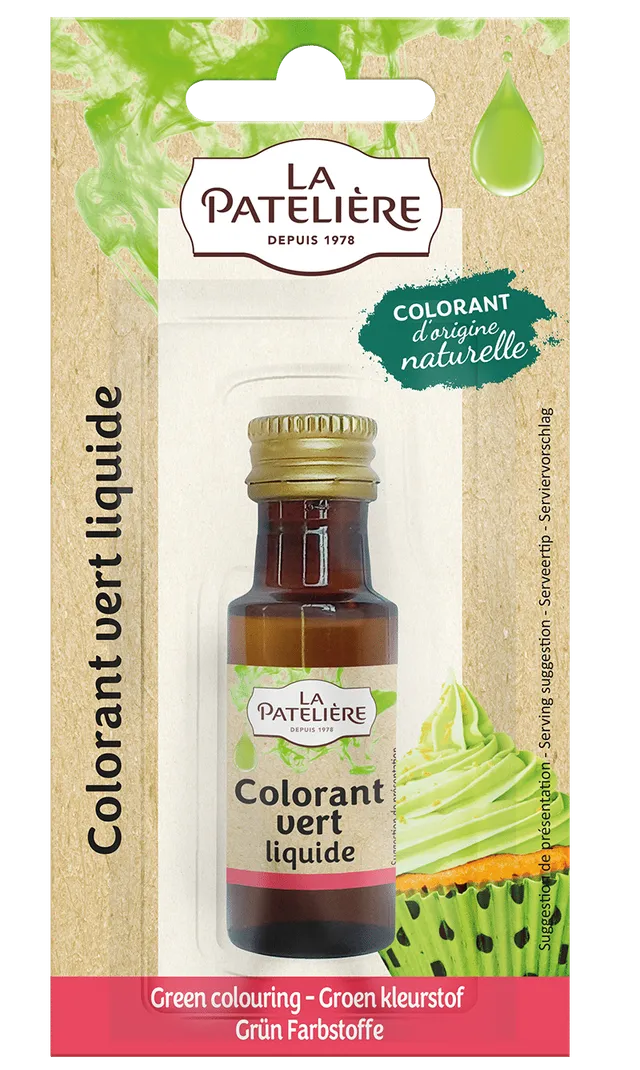 La Patelière Secrets Colorant Vert liquide pâtisserie