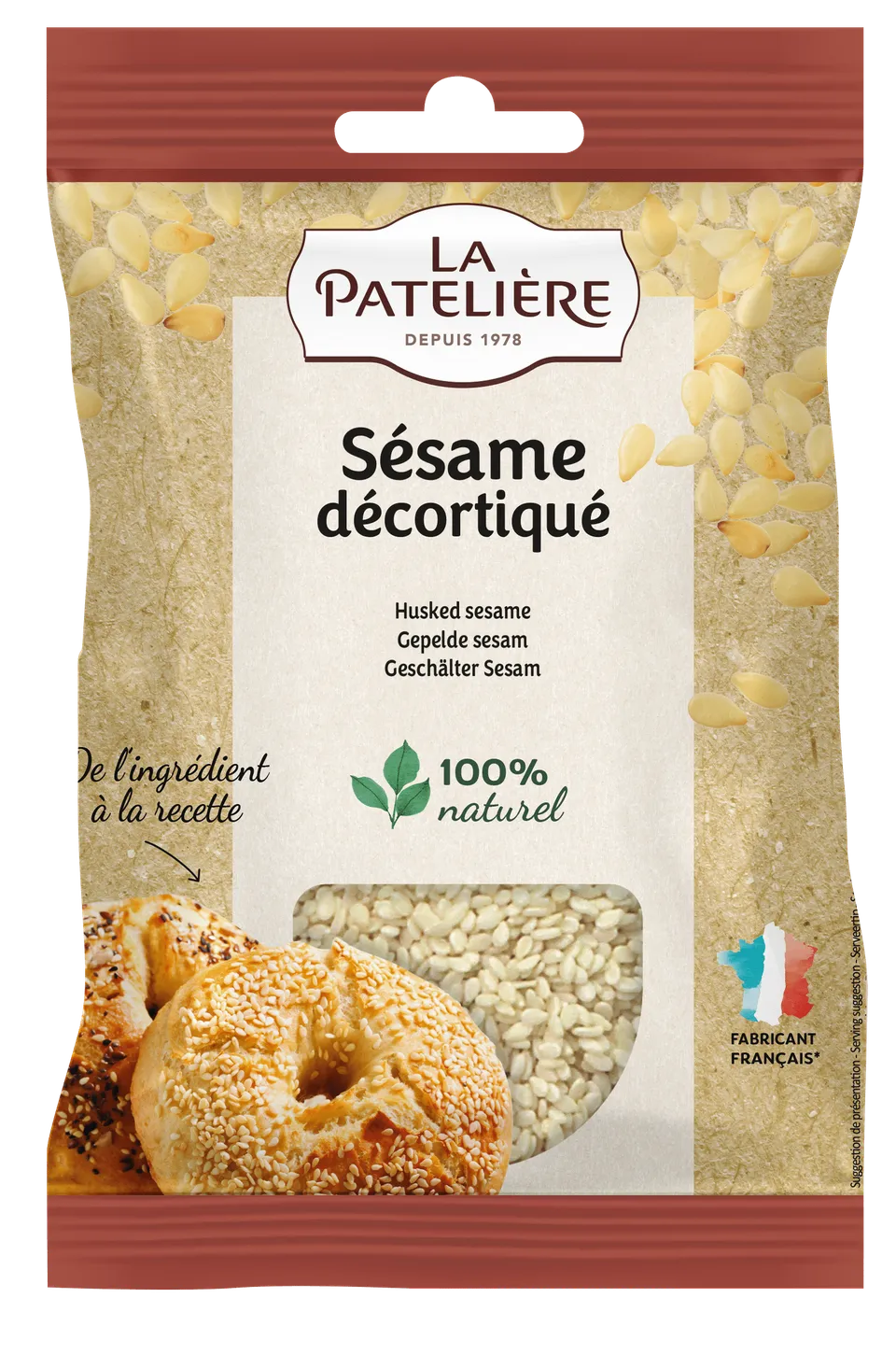 La Patelière Sésame graines pour cuisine sucrée salée