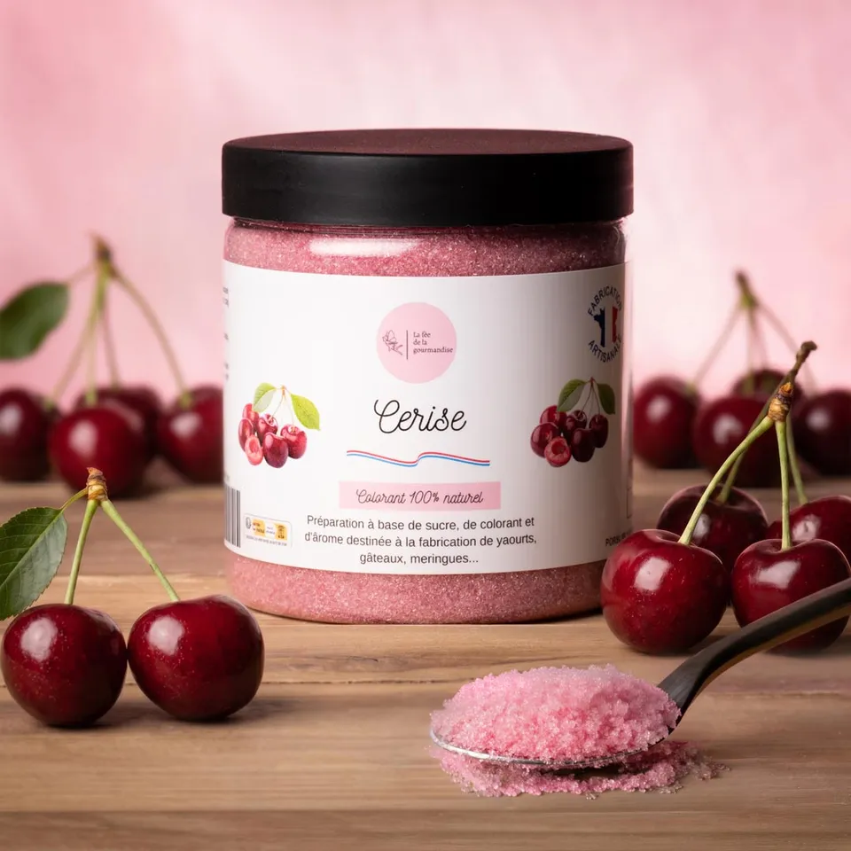 La fée de la gourmandise Cerise sucre aromatisé fruité 50 g