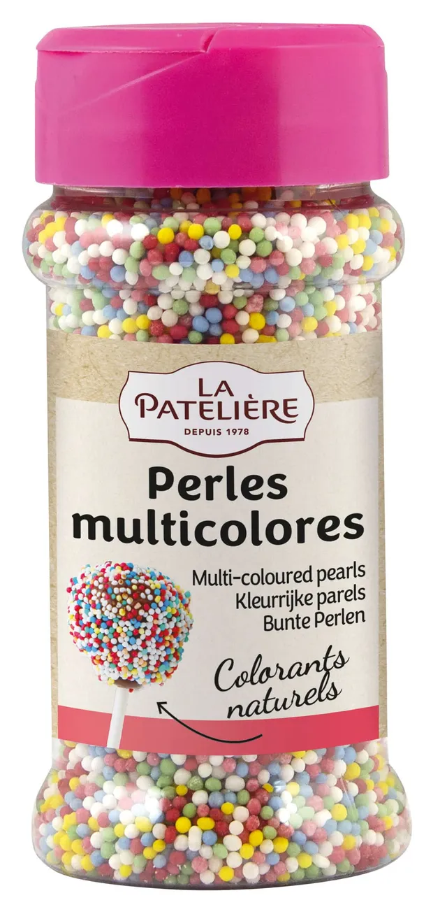La Patelière Secrets de pâtissiers Billes sucre multicolores
