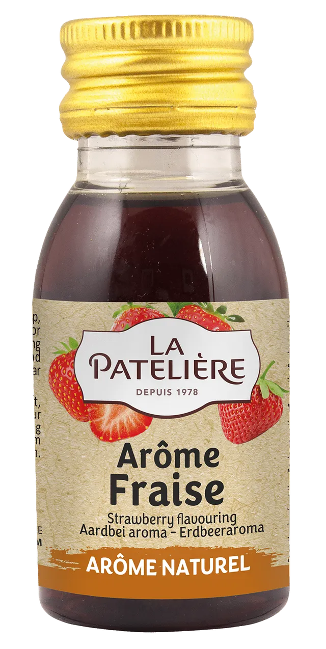 La Patelière Arômes arôme fraise naturel pour gâteaux