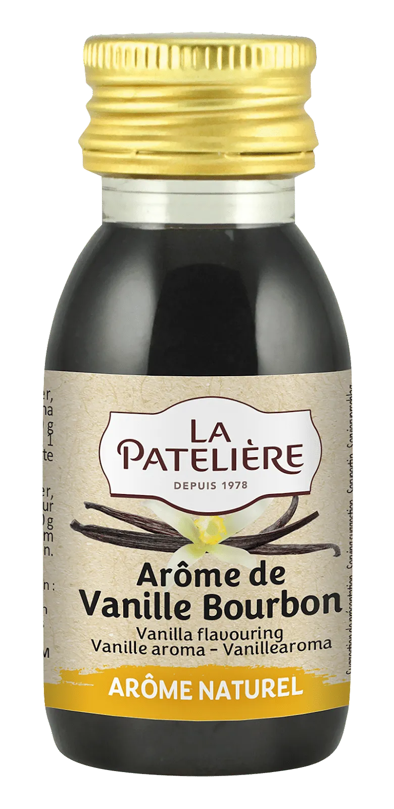 La Patelière Arômes vanille naturelle 6% aux gousses parfum intense
