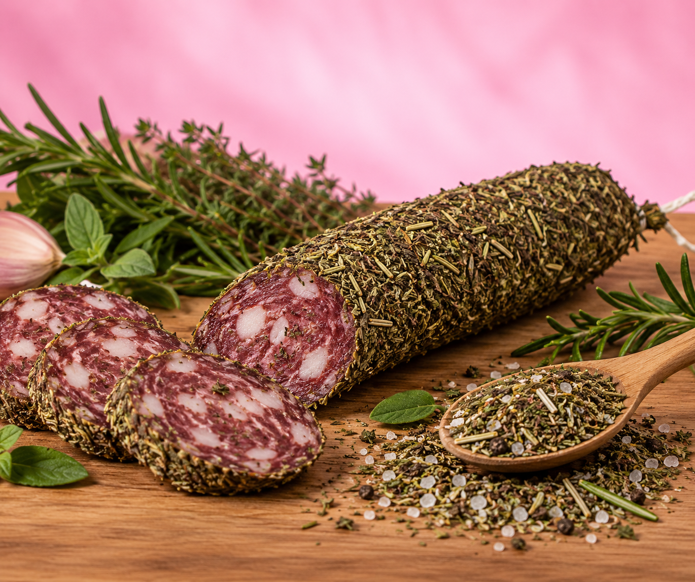 La fée de la gourmandise Saucisson Herbes saucisson sec 170g