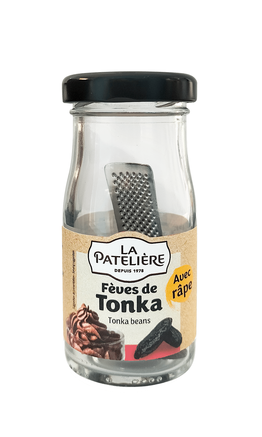 La Patelière Vanilles et épices Fèves de Tonka avec râpe