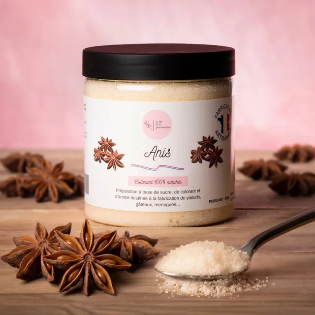 La fée de la gourmandise Sucres aromatisés Anis sucre Pot 250g