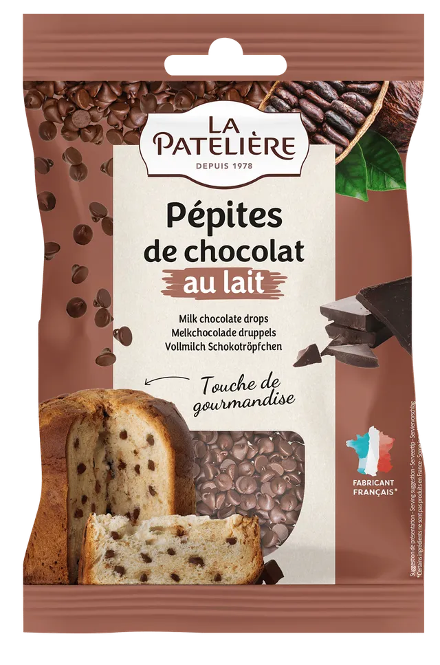 La Patelière Pépites chocolat au lait fondantes cuisson