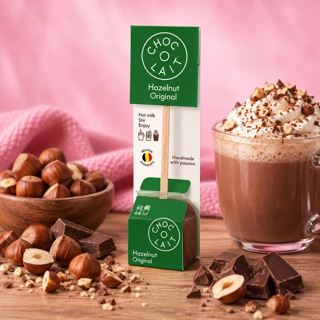 La fée de la gourmandise cuillère chocolat chaud noisettes 33g