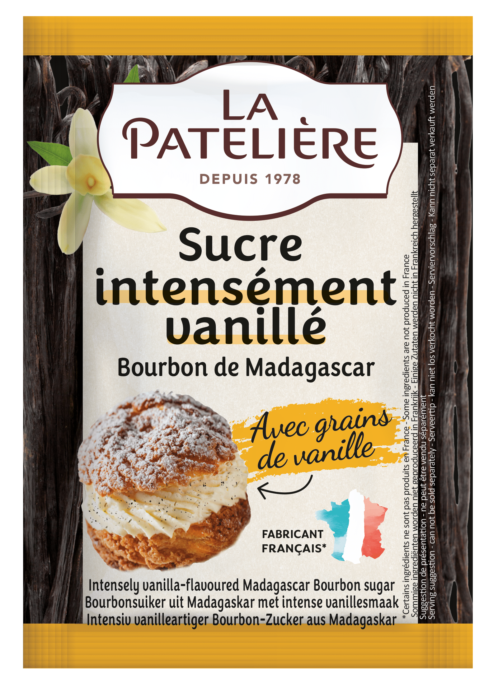 La Patelière Sucre intensément vanillé sucre vanillé vanille intense
