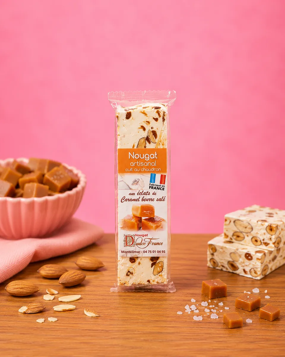 La fée de la gourmandise Nougat caramel beurre salé 50 g