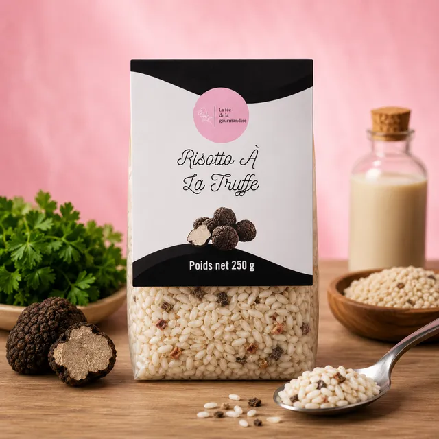 La fée de la gourmandise Risotto à la truffe préparation salée