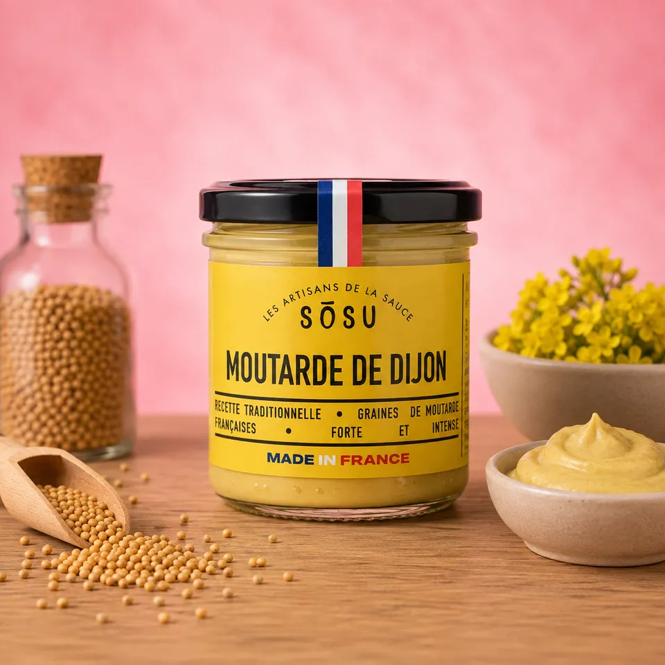 La fée de la gourmandise Sauce Moutarde de Dijon 150 g