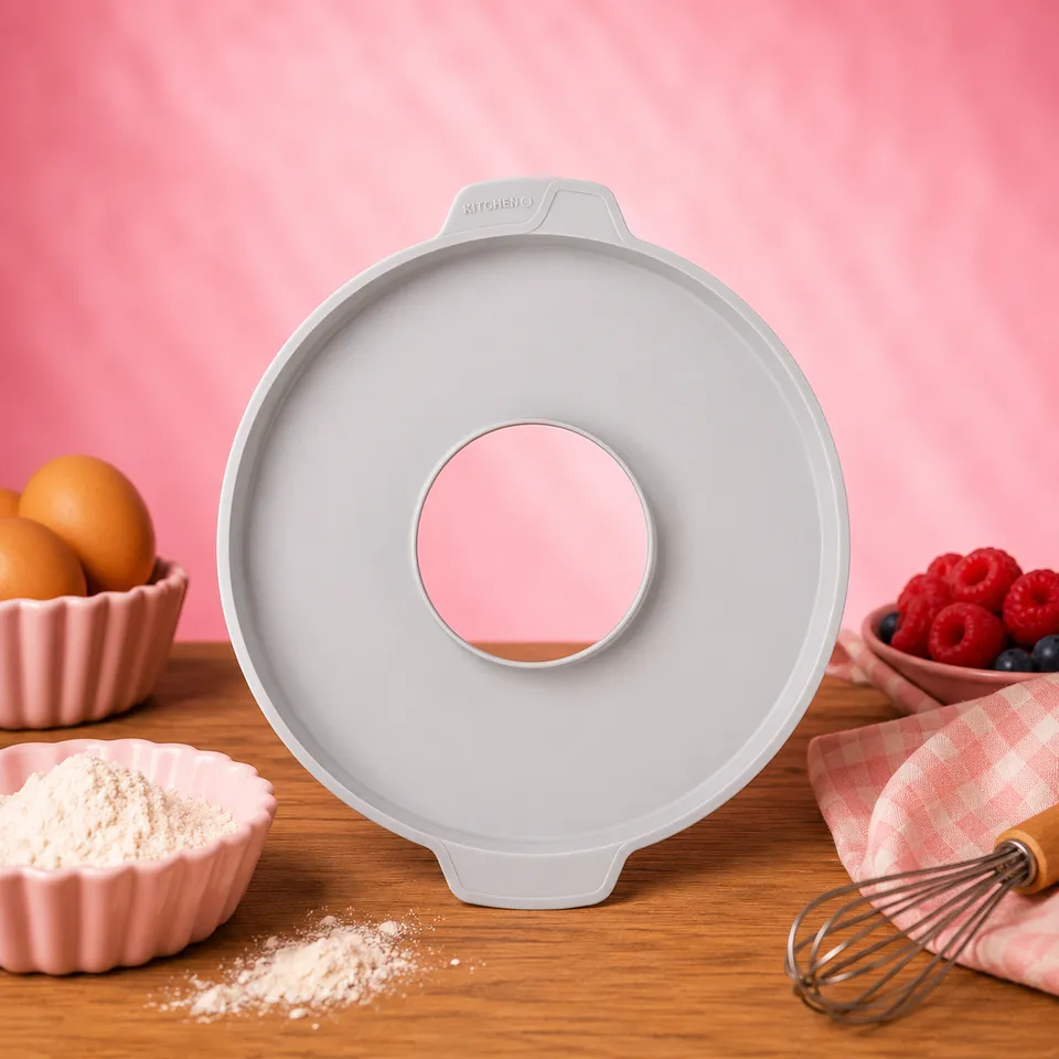 La fée de la gourmandise Moule tarte couronne silicone 27 cm gris