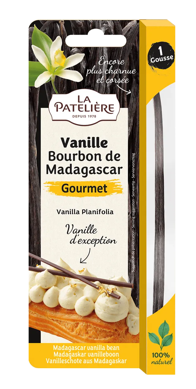 La Patelière Vanille Bourbon Madagascar gousse gourmet