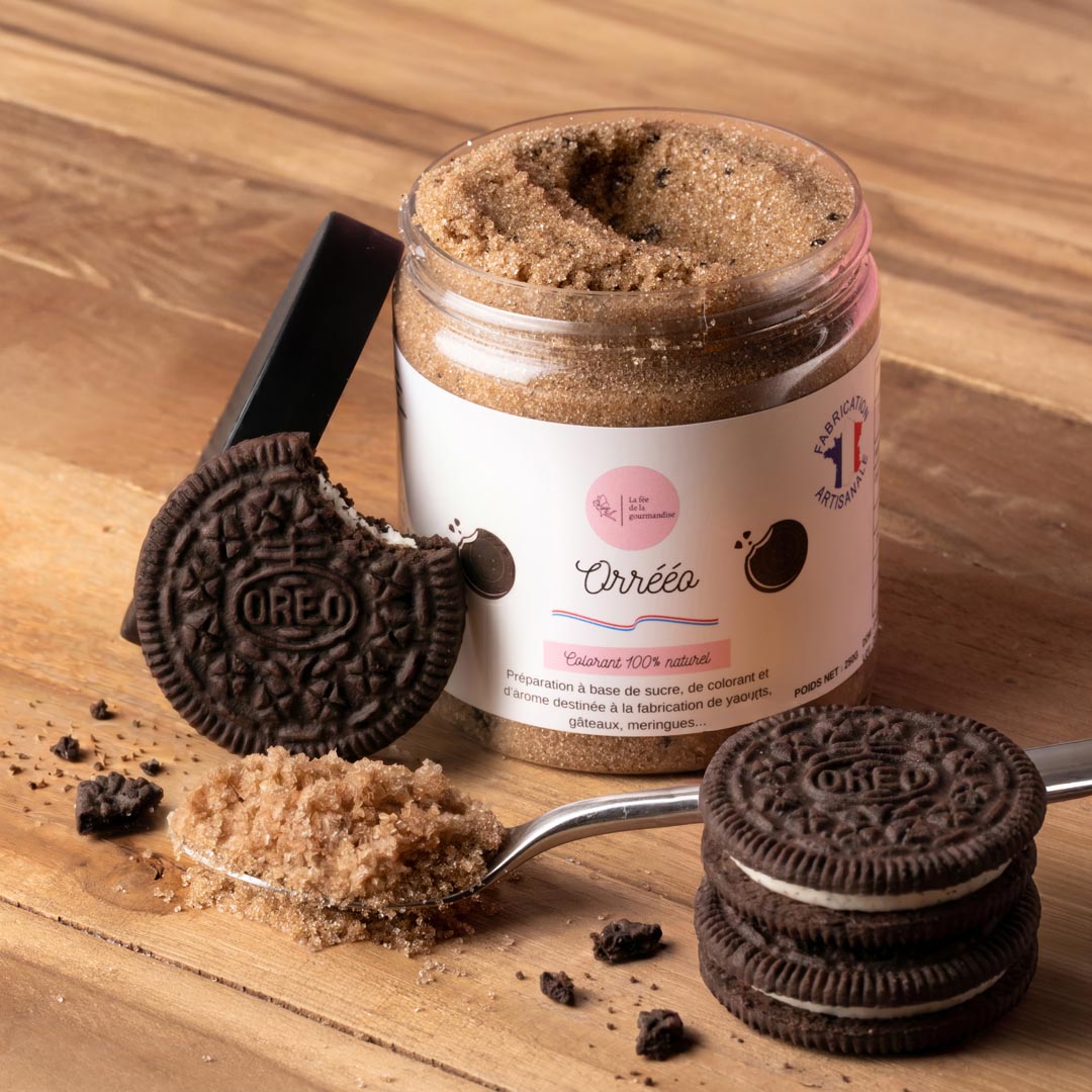 La fée de la gourmandise Orré'éoo sucre aromatisé biscuit 50 g