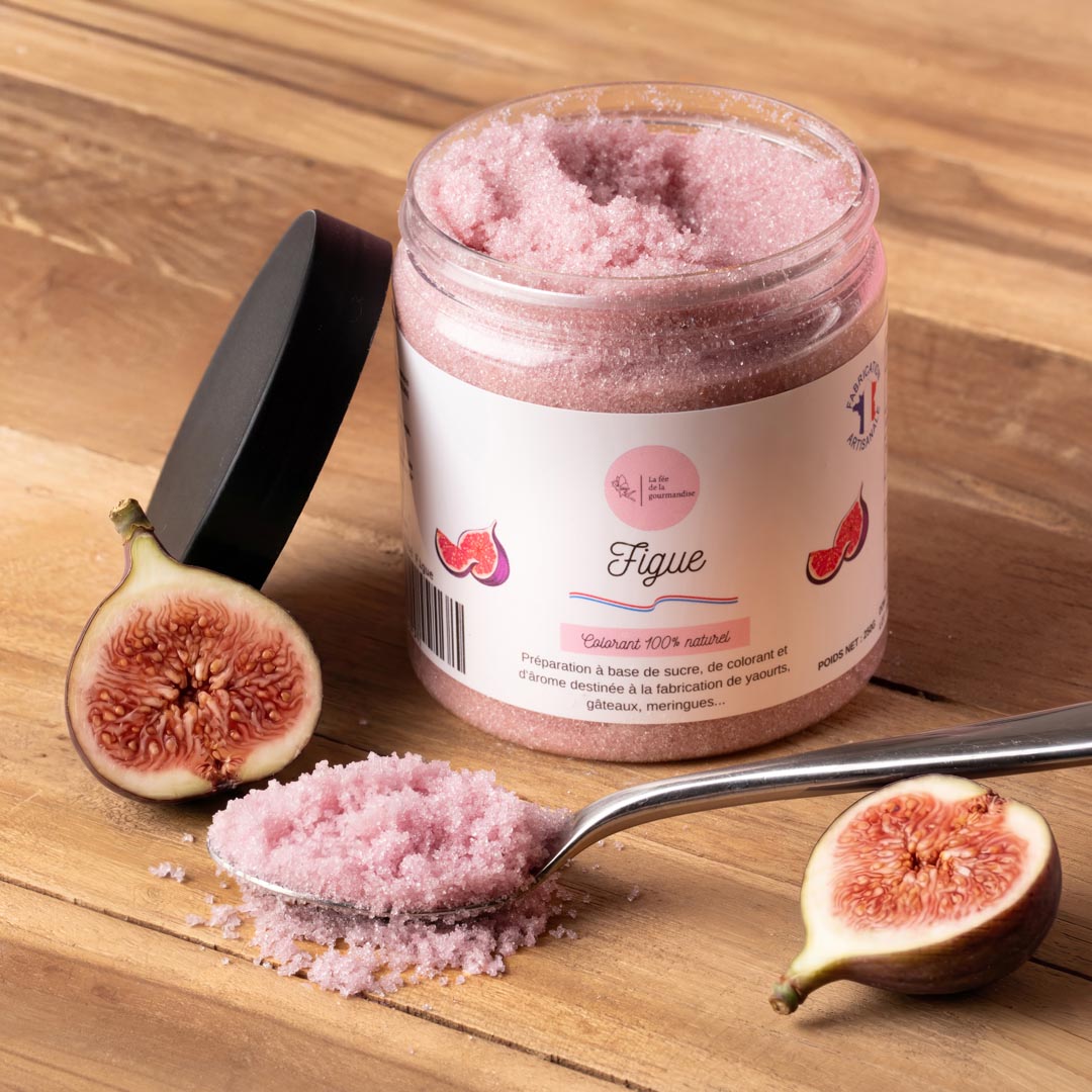 La fée de la gourmandise figue sucre aromatisé pot 250g