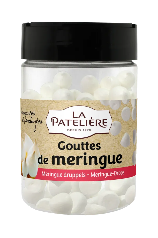 La Patelière Décors et bougies drops de meringue topping craquant