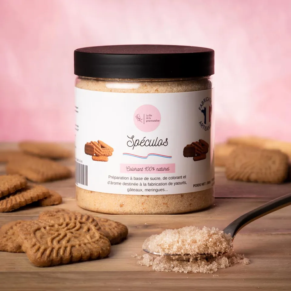 La fée de la gourmandise Sucre Spéculoos Baby pot 50G pâtisserie