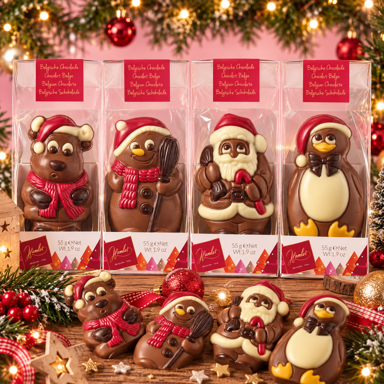 La fée de la gourmandise moulage chocolat Noël 55g aléatoire
