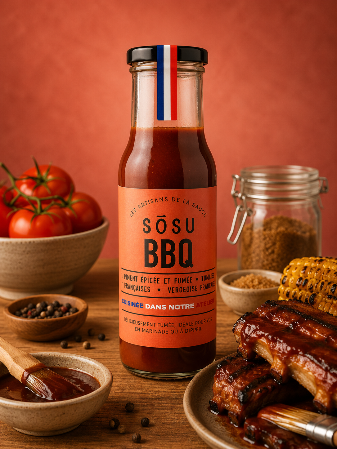 La fée de la gourmandise Gamme salée sauce BBQ fumé 250 g