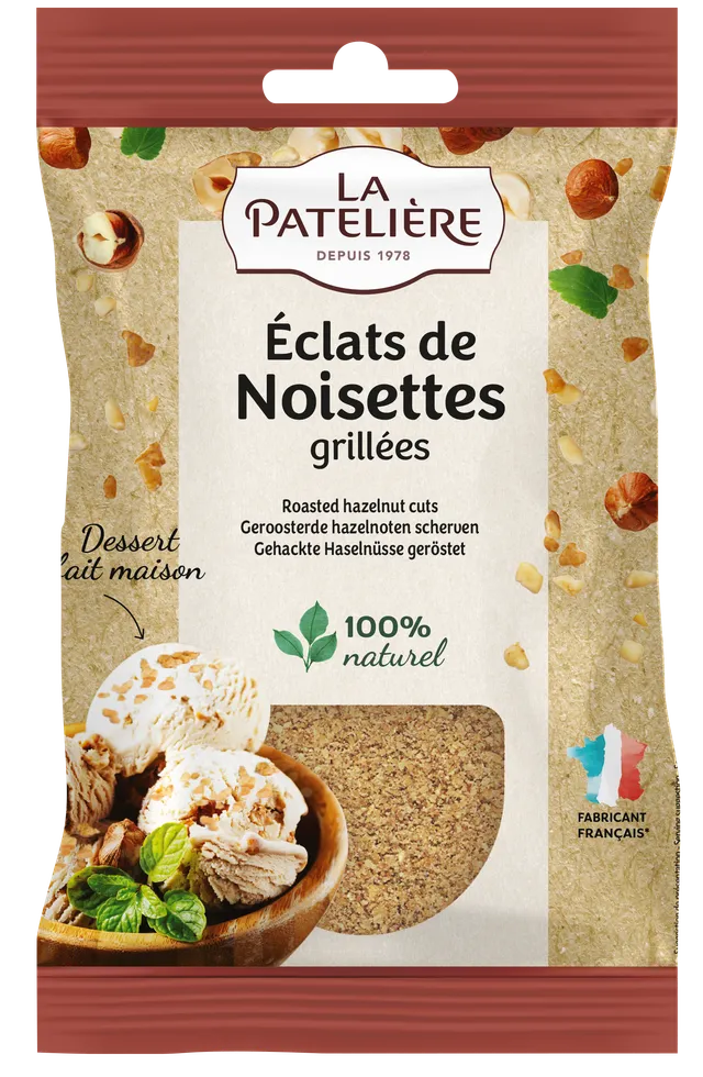 La Patelière Fruits secs Éclats de noisette torréfiés croquant