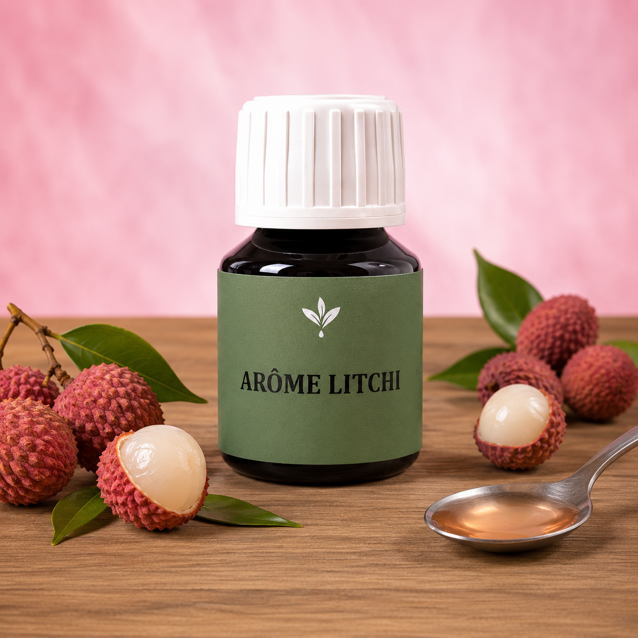 La fée de la gourmandise Arôme Naturel Litchi 58 ml compte-gouttes