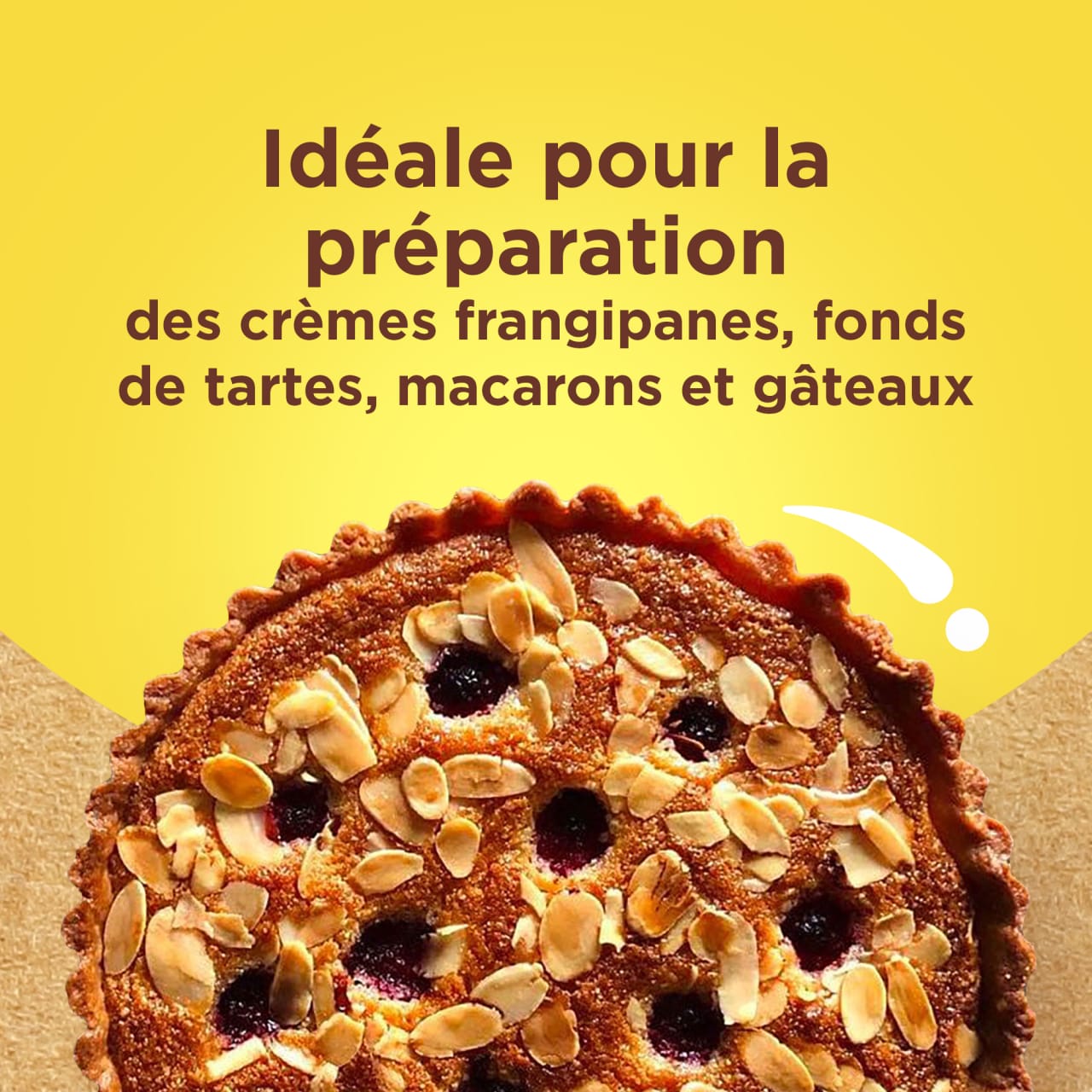 Vahiné Amandes en Poudre poudre d'amande texture fine