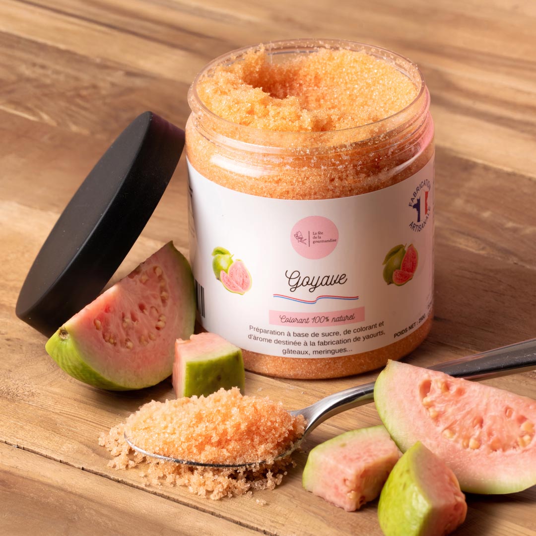 La fée de la gourmandise Sucres aromatisés Goyave sucre Baby pot 50g