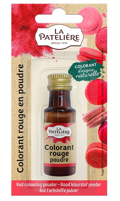 La Patelière Secrets de pâtissiers Colorant rouge poudre naturel