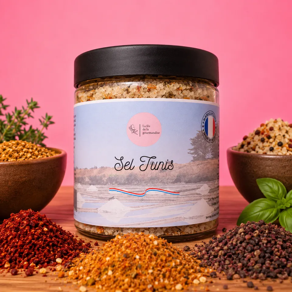 La fée de la gourmandise Sel Tunis sel aromatisé 250 g